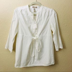 Old Navy Maternity White Blouse
